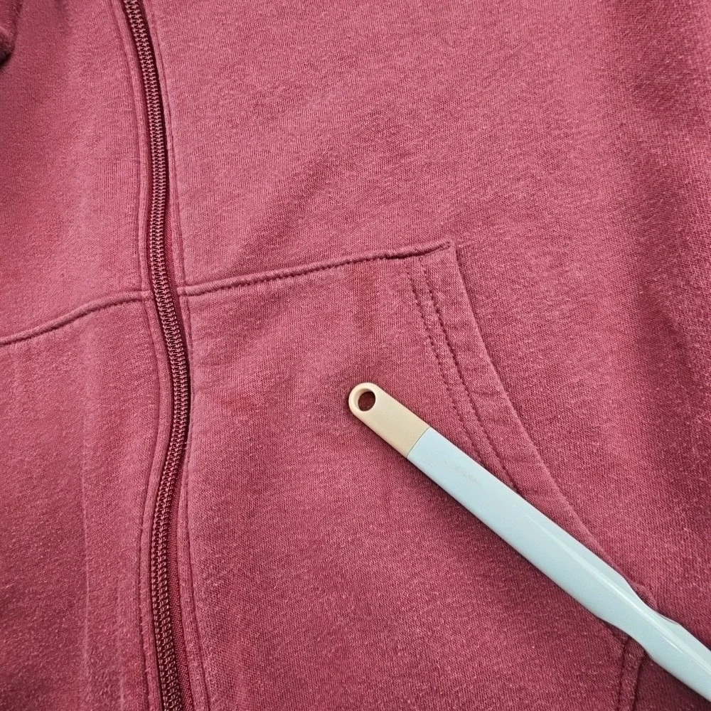 Old Navy Basic Hoodie Boys/Girls Burgundy Size XXL (18) Full Zip Hoodie Casual